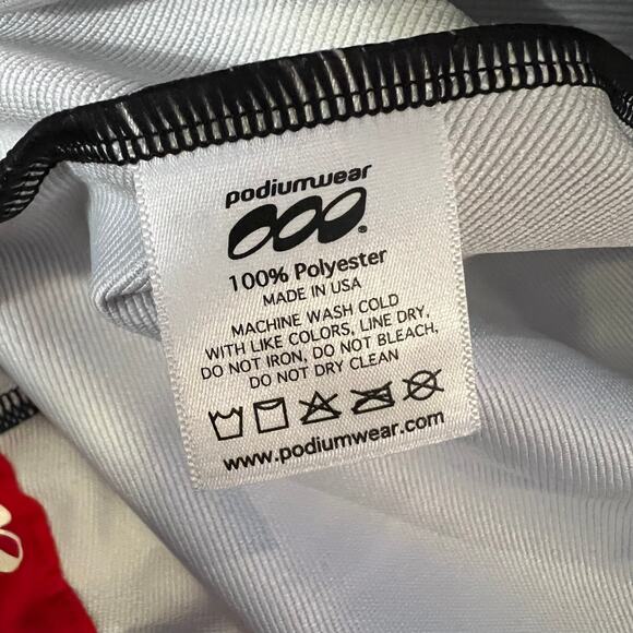 Podium Wear Jacket Adult Large Breck Nordic Ski Zip Performance Running Coat - Picture 8 of 8